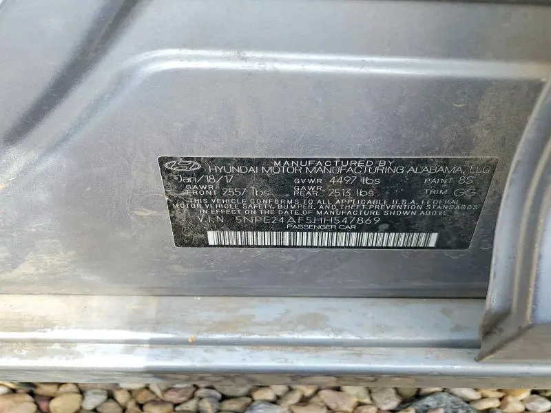 2017 HYUNDAI SONATA SE  