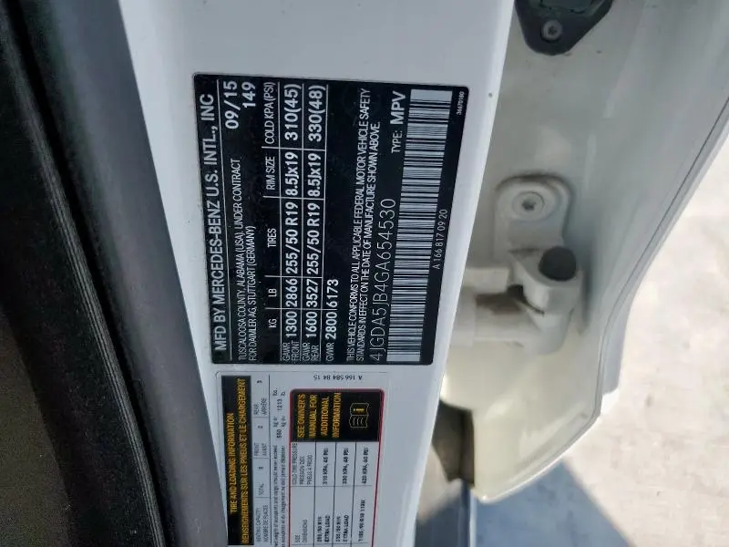 2016 MERCEDES-BENZ GLE 350  