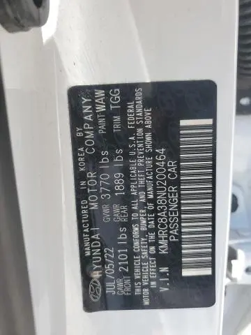 2022 HYUNDAI VENUE SEL  