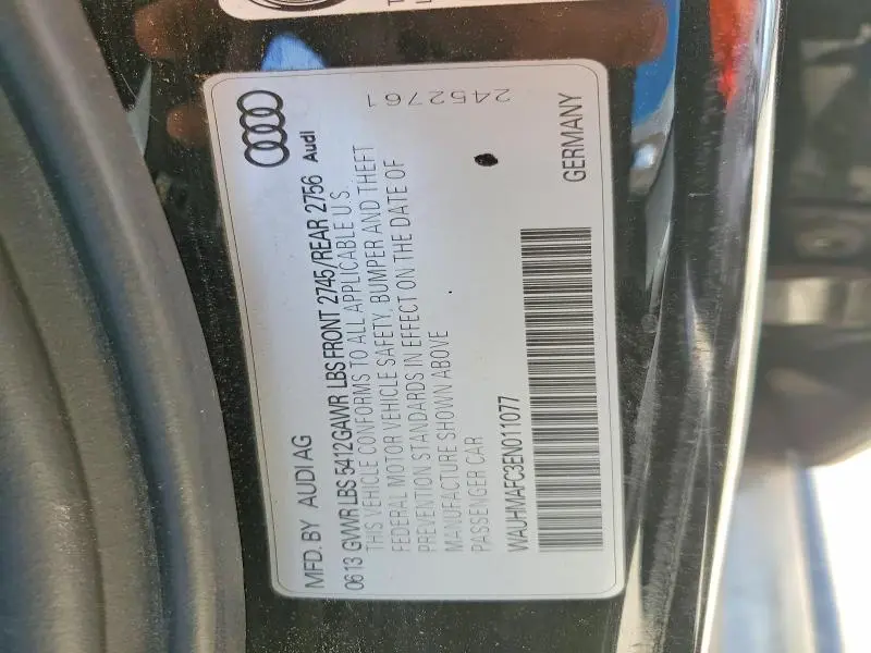 2014 AUDI A6 PRESTIGE  