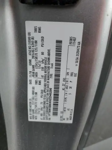 2019 FORD F350 SUPER DUTY  