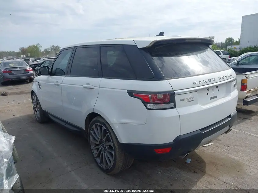 2015 LAND ROVER RANGE ROVER SPORT 3.0L V6 SUPERCHARGED HSE