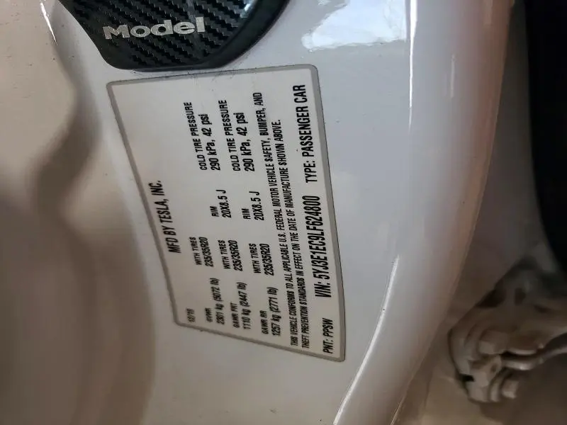 2020 TESLA MODEL 3   