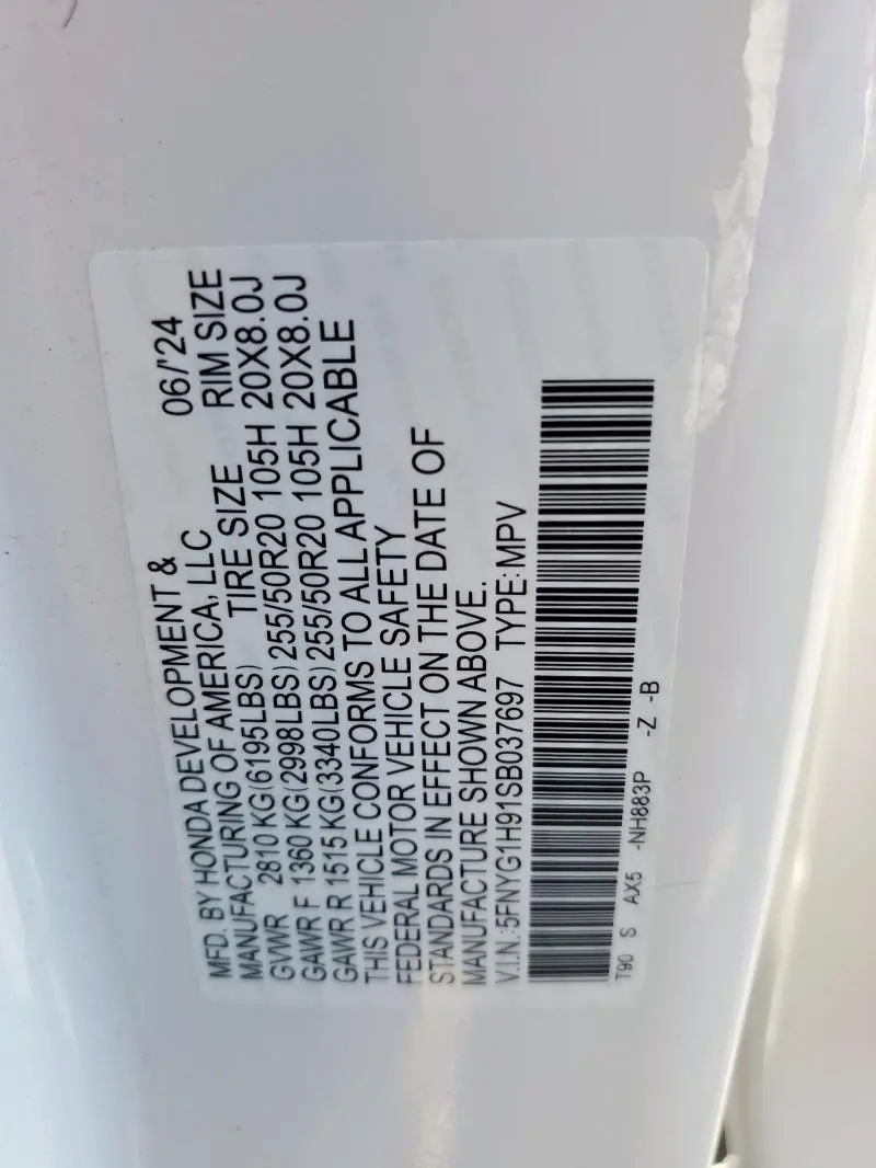 2025 HONDA PILOT BLACK  