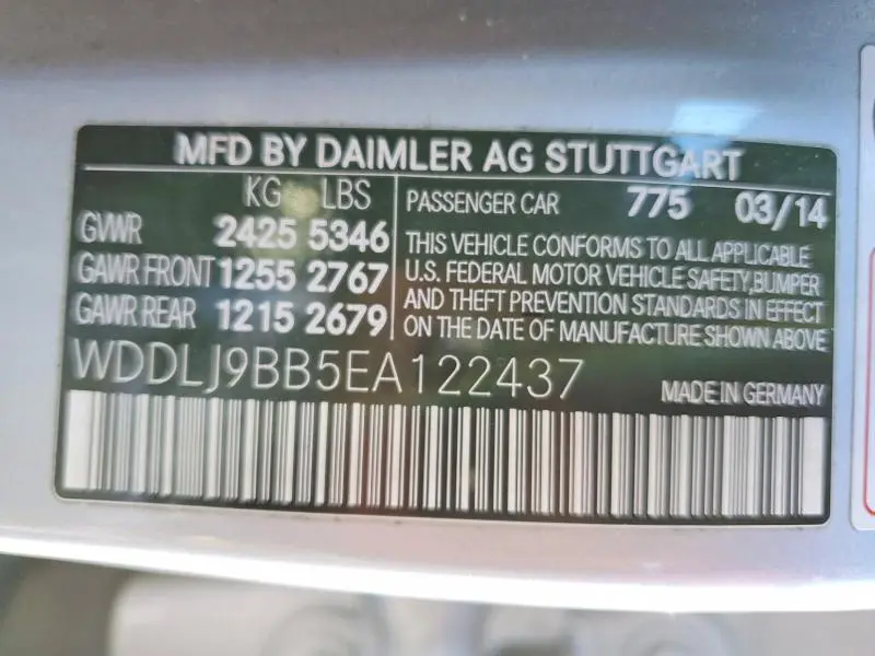 2014 MERCEDES-BENZ CLS 550 4MATIC  