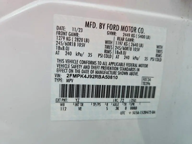 2024 FORD EDGE SEL  