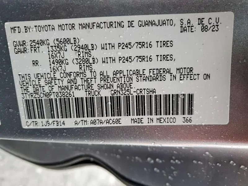 2023 TOYOTA TACOMA ACCESS CAB  