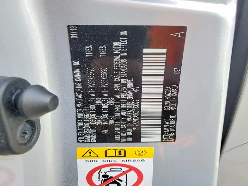 2019 LEXUS RX 350 BASE  