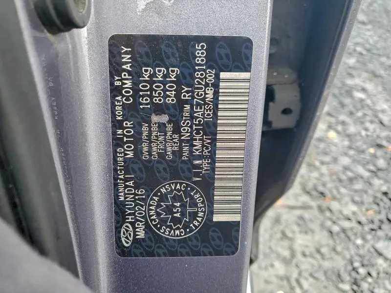 2016 HYUNDAI ACCENT SE  