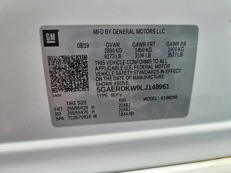 2020 BUICK ENCLAVE AVENIR  