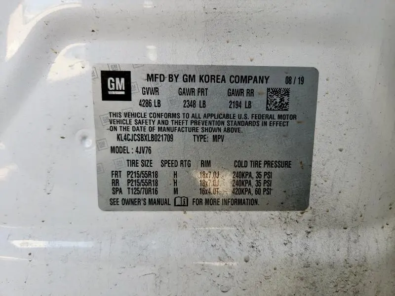 2020 BUICK ENCORE ESSENCE  