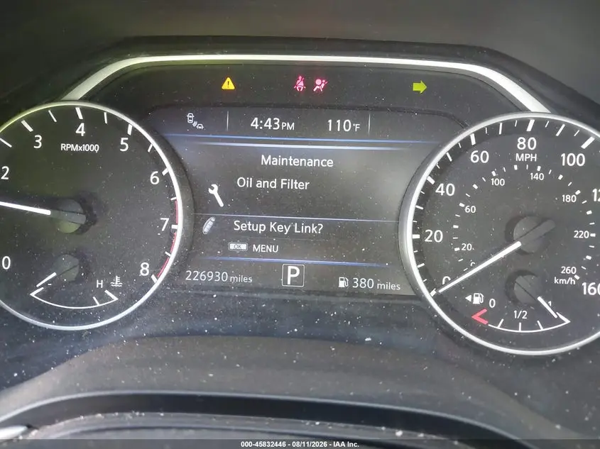 2017 NISSAN MAXIMA 3.5 PLATINUM
