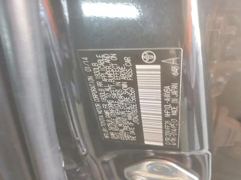 2014 TOYOTA PRIUS C TWO  