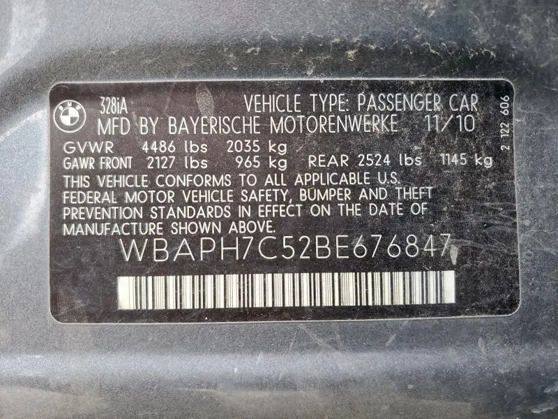 2011 BMW 328 I  