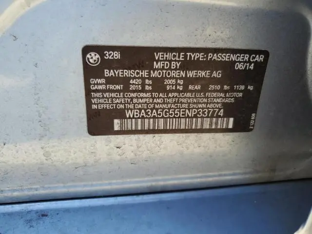 2014 BMW 328 I