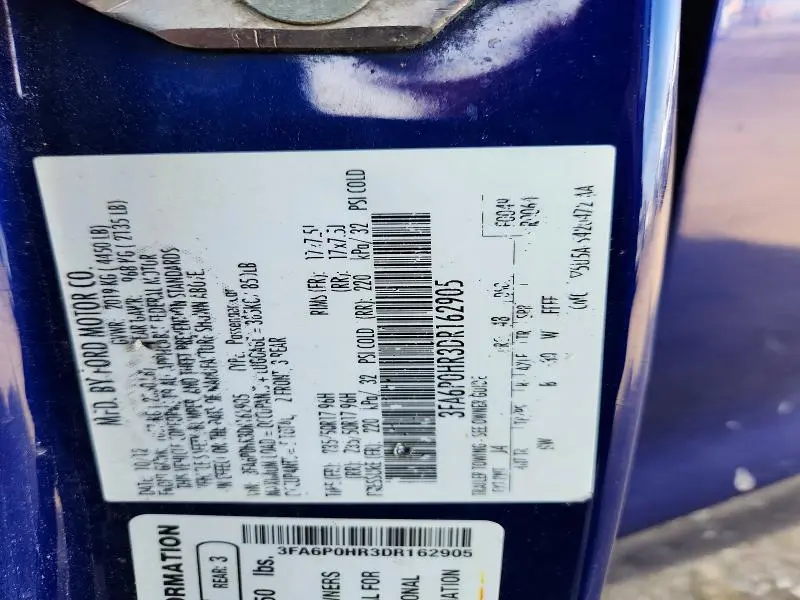 2013 FORD FUSION SE  