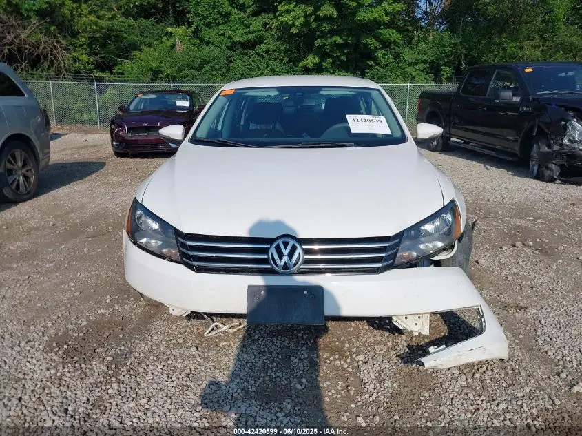 2012 VOLKSWAGEN PASSAT 2.5L S