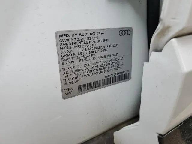 2024 AUDI Q3 PREMIUM S LINE 45  