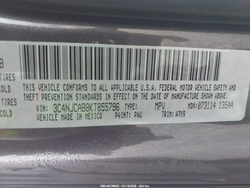 2019 JEEP COMPASS SPORT FWD