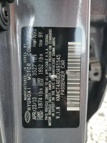 2013 HYUNDAI ACCENT GLS  