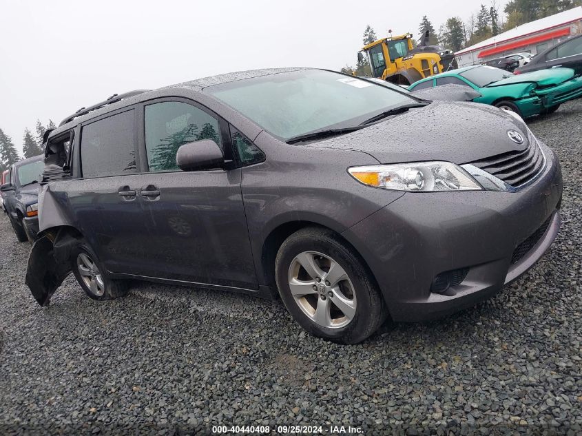 2017 TOYOTA SIENNA LE 8 PASSENGER