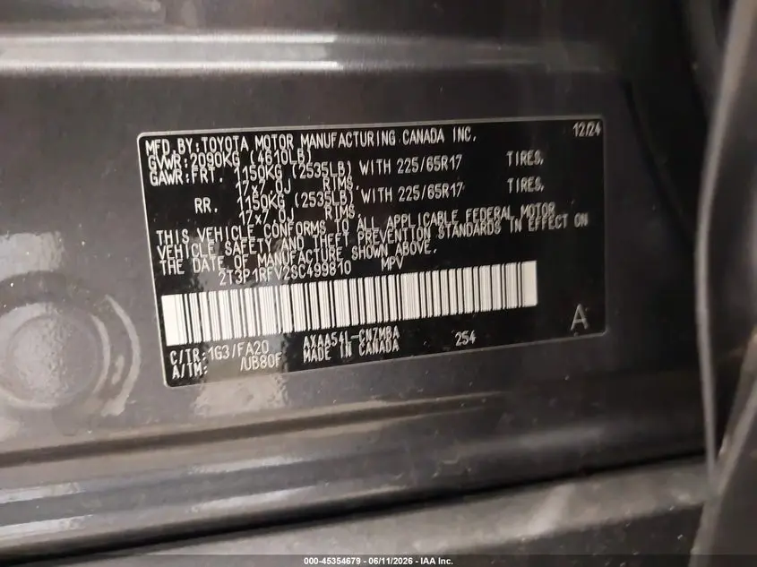 2025 TOYOTA RAV4 XLE