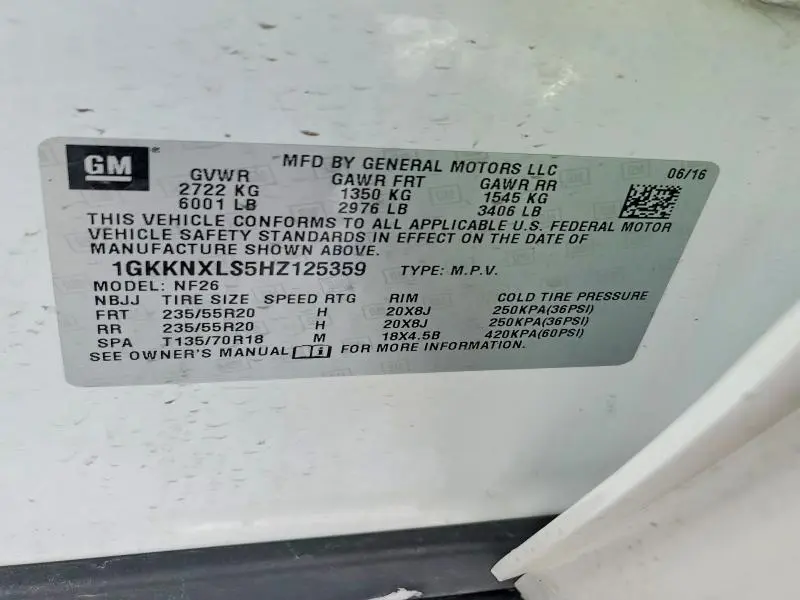 2017 GMC ACADIA DENALI  