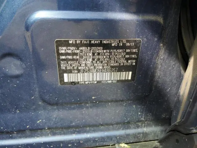 2014 SUBARU FORESTER 2.5I TOURING  