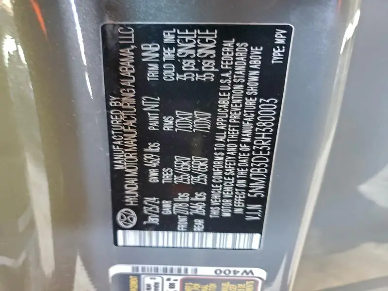 2024 HYUNDAI TUCSON SEL  