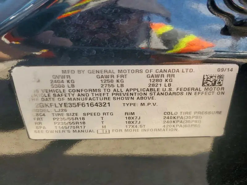 2015 GMC TERRAIN   