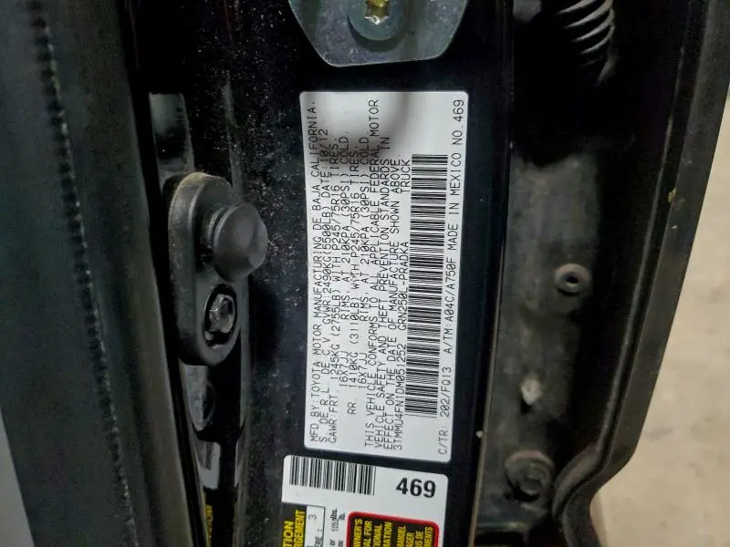 2013 TOYOTA TACOMA DOUBLE CAB LONG BED  