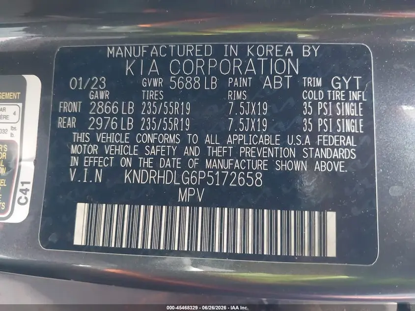 2023 KIA SORENTO HYBRID EX