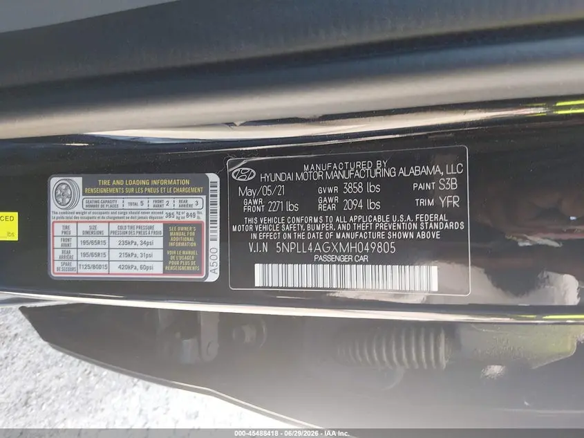 2021 HYUNDAI ELANTRA SE