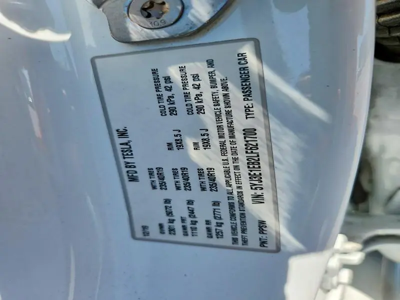 2020 TESLA MODEL 3   