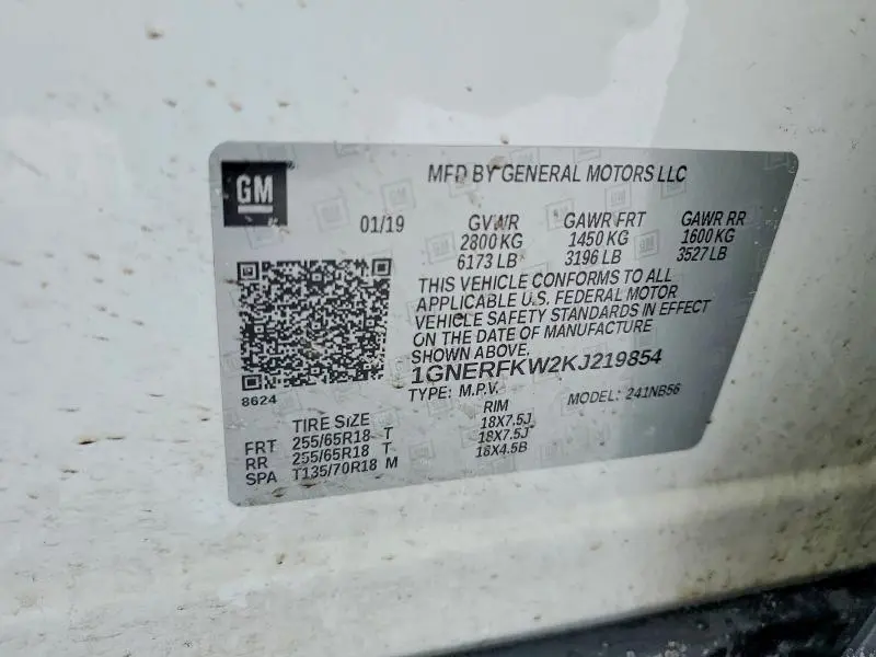 2019 CHEVROLET TRAVERSE LS  
