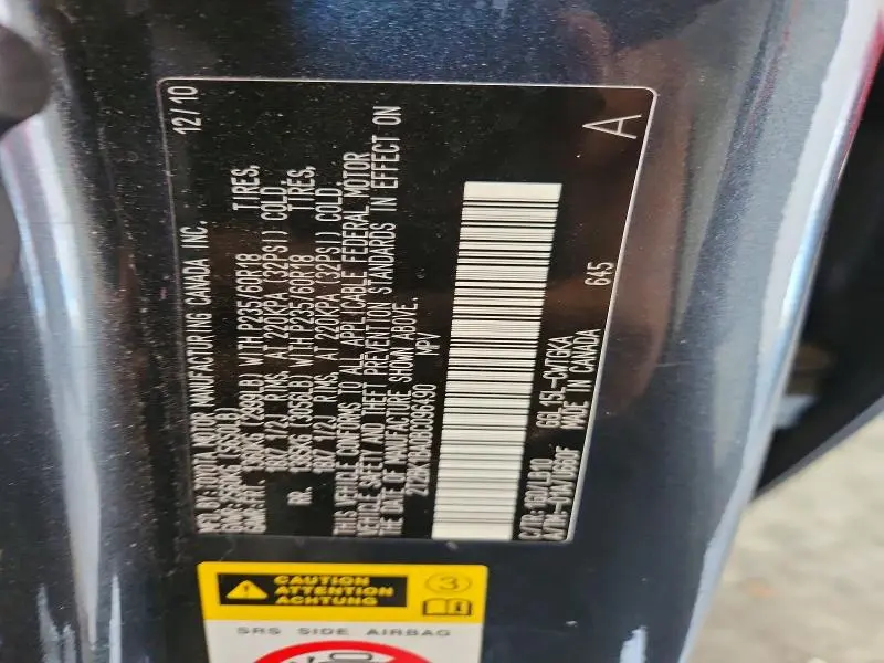 2011 LEXUS RX 350  