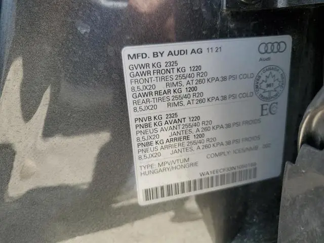 2022 AUDI Q3 PREMIUM PLUS S LINE 45  