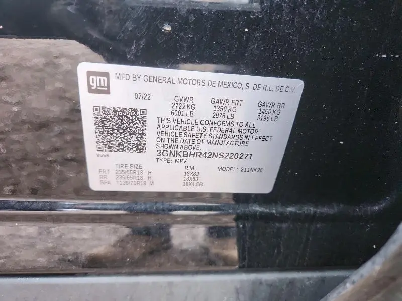 2022 CHEVROLET BLAZER 2LT  