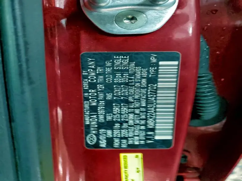 2020 HYUNDAI KONA SEL  