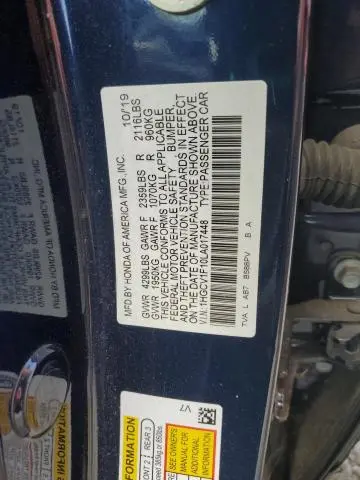2020 HONDA ACCORD LX  