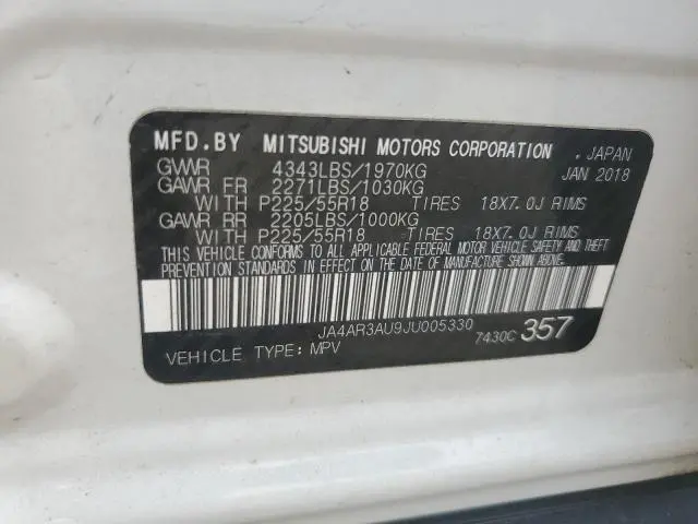 2018 MITSUBISHI OUTLANDER SPORT ES  