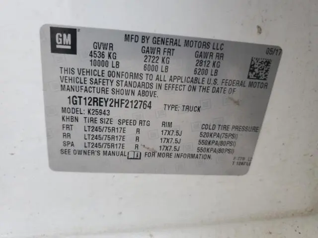 2017 GMC SIERRA K2500 HEAVY DUTY  