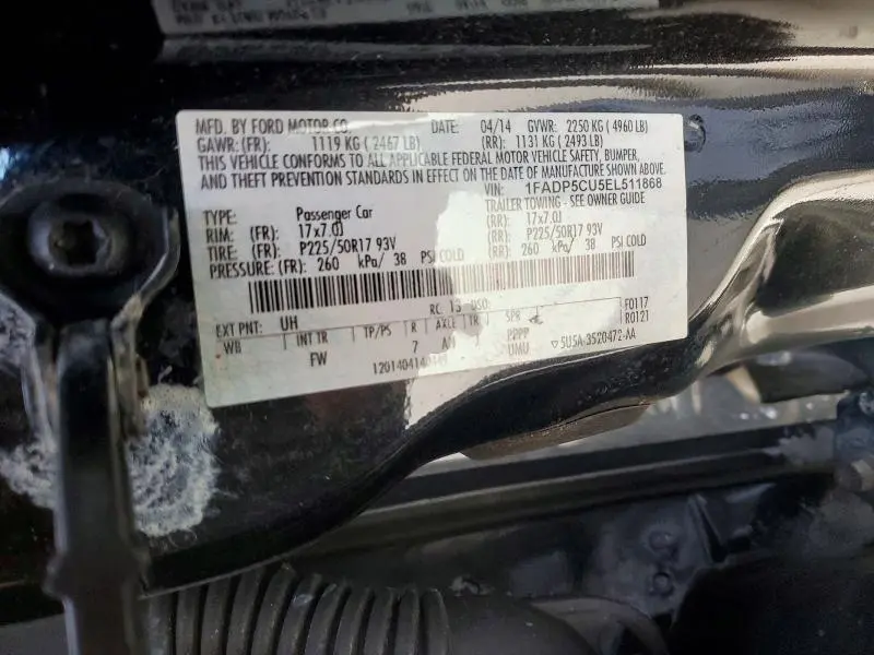 2014 FORD C-MAX PREMIUM  