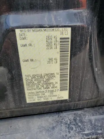 2014 NISSAN ALTIMA 2.5  