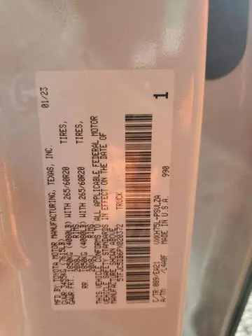 2023 TOYOTA TUNDRA CREWMAX LIMITED  