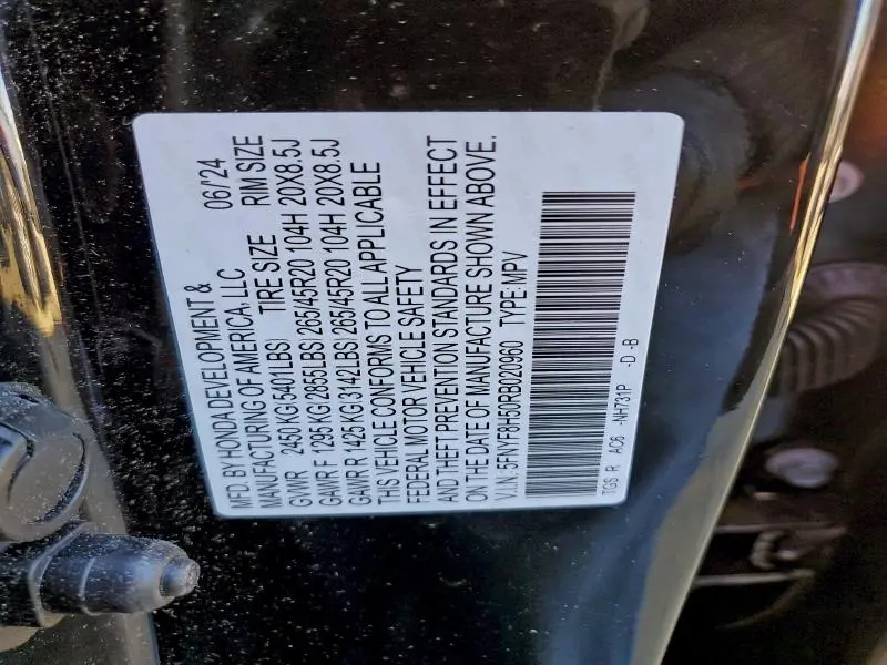 2024 HONDA PASSPORT EXL  