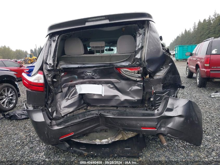 2017 TOYOTA SIENNA LE 8 PASSENGER