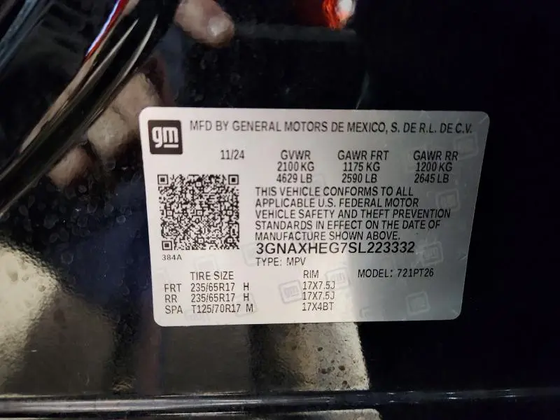 2025 CHEVROLET EQUINOX LT  