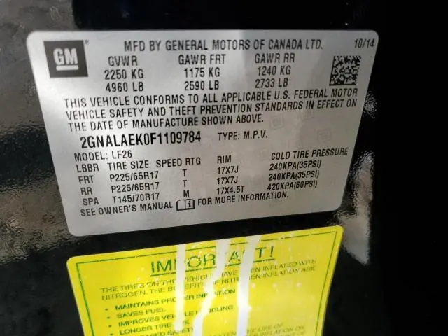 2015 CHEVROLET EQUINOX LS  