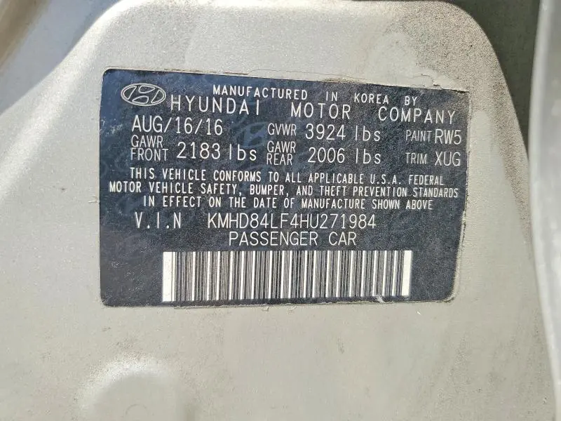 2017 HYUNDAI ELANTRA VALUE EDITION  